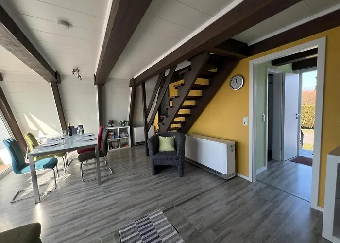 度假居 Nurdachhaus Mit Blick Ins Gruene- Ruhige Lage Nahe Yachthafen Fedderwardersiel